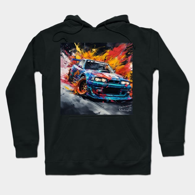 Bmw color bomb by Sideways at Midnight Hoodie by Sideways At Midnight